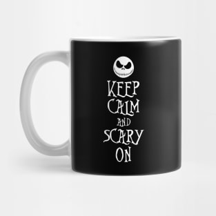 Keep Calm and Scary On Mug